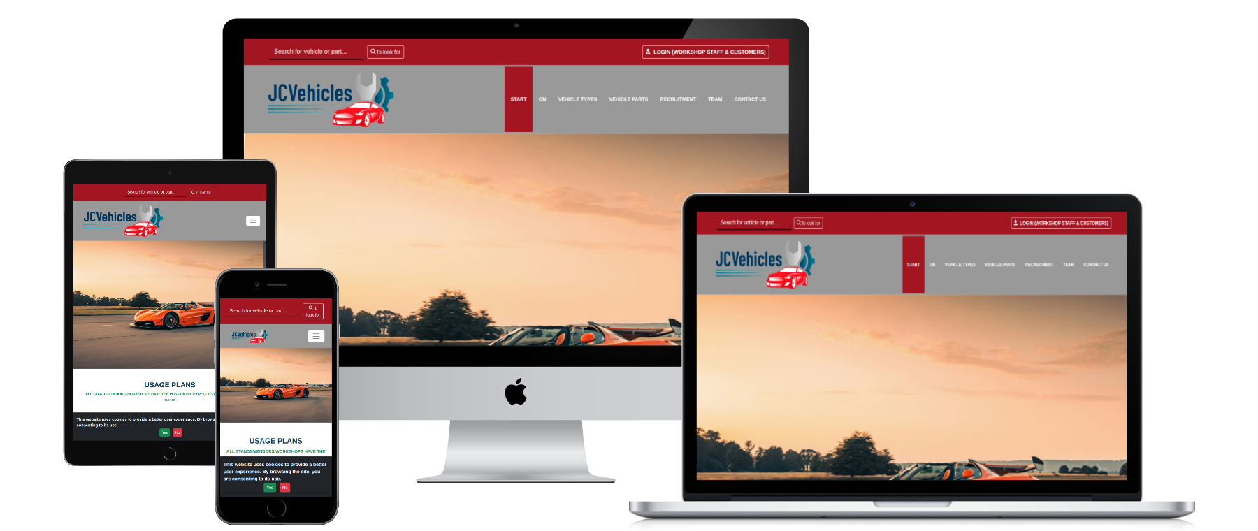 JCVehicles – Plataforma de Gestão e Comercialização Automóvel